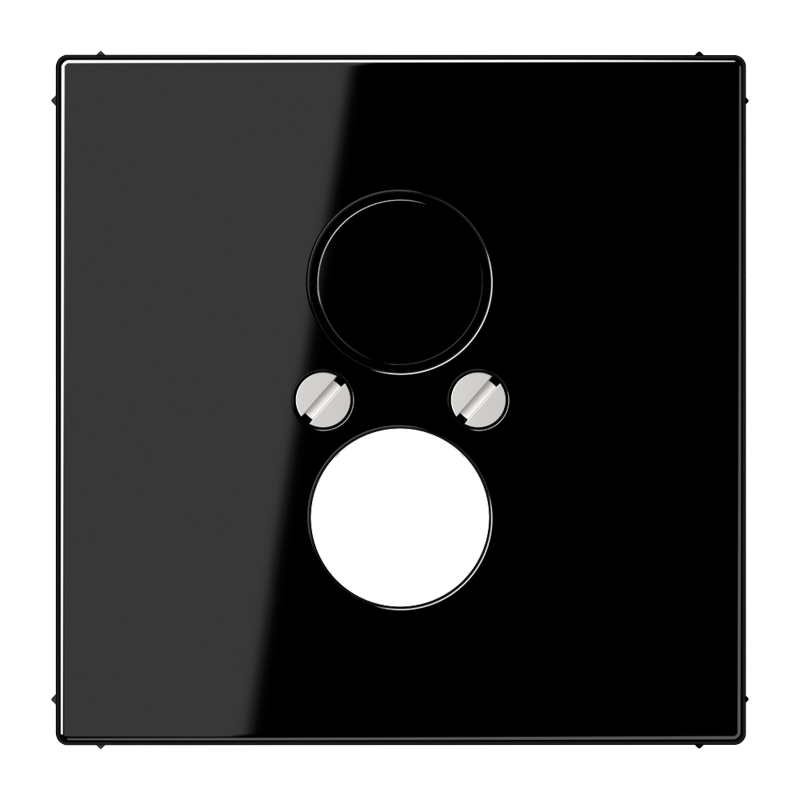 Изображение LS962SW  Накладка с несущей платой для 2-х акустических гнёзд - LS (черный) - завод JUNG