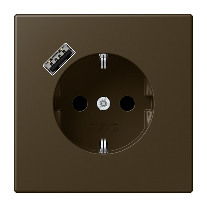 Изображение ME1520-18AAT-L  Розетка SCHUKO® с USB-интерфейсом - завод JUNG