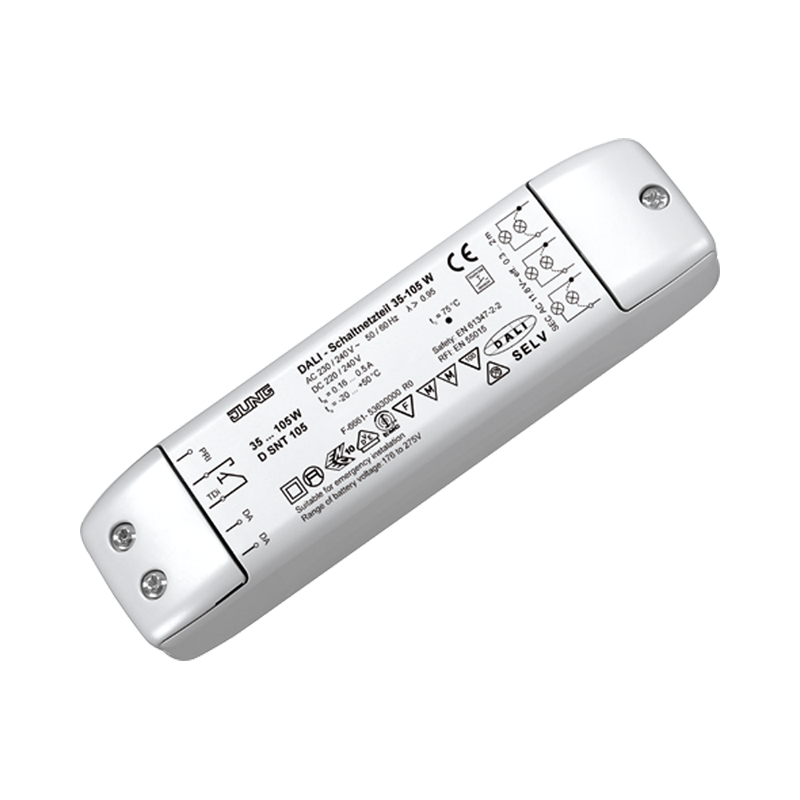 Изображение DSNT105  DALI трансформатор для высоковольтных галогенных ламп - завод JUNG