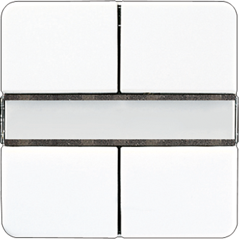 Изображение CD2092NABSWW  KNX кнопочный сенсор, 2 группы - завод JUNG