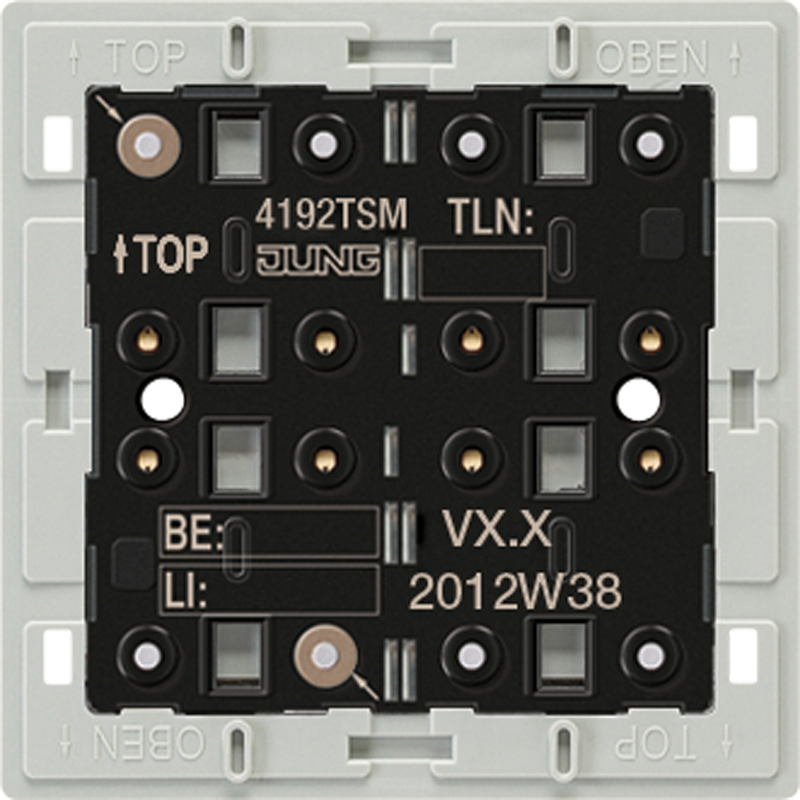 Изображение 4192TSM  KNX кнопочный модуль «универсальный», 2 группы - завод JUNG