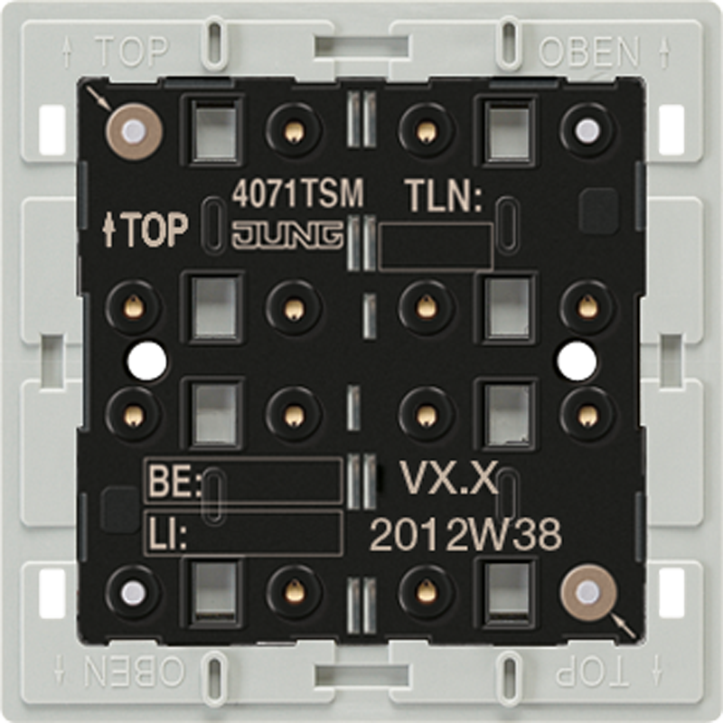 Изображение 4071TSM  KNX кнопочный модуль «стандарт», 1 группа - завод JUNG