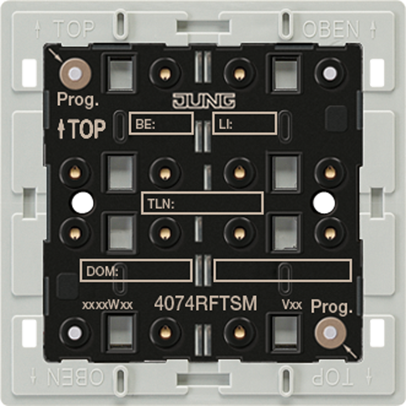 Изображение 4074RFTSM  KNX радио кнопочный модуль, 4 группы - завод JUNG