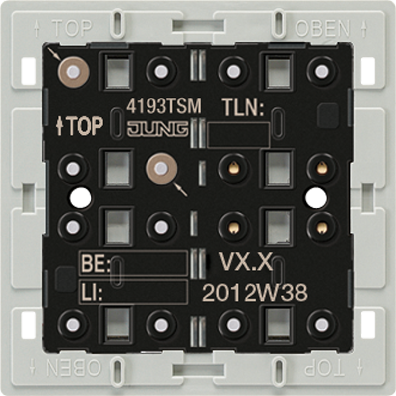 Изображение 4193TSM  KNX кнопочный модуль «универсальный», 3 группы - завод JUNG