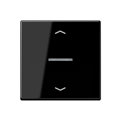 Изображение A590KO5PSW  Клавиша для контрольного выключателя с символами вверх-вниз; черный - завод JUNG