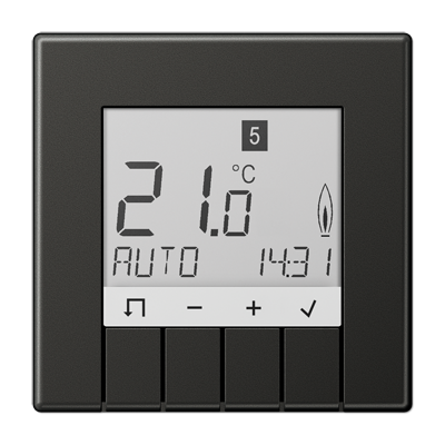Изображение TRUDAL231AN  Комнатный контроллер с дисплеем «универсальный» - завод JUNG
