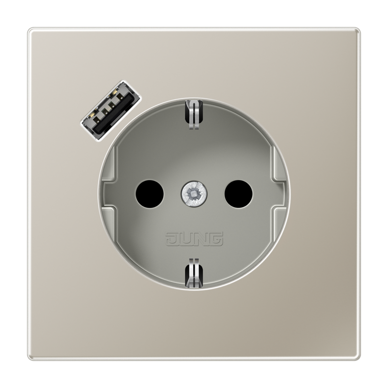 Изображение ES1520-18A  SCHUKO® socket with USB charger - завод JUNG