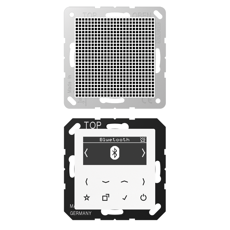 Изображение DABA1BTWW  Смарт радио DAB+ Bluetooth, моно - завод JUNG