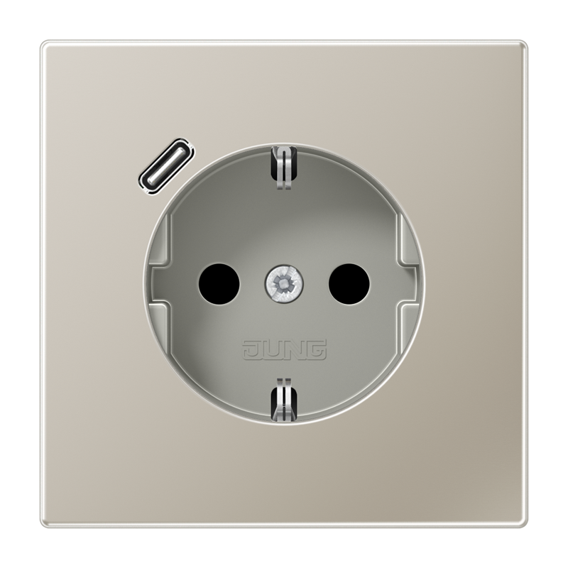 Изображение ES1520-18C  SCHUKO® socket with USB charger - завод JUNG