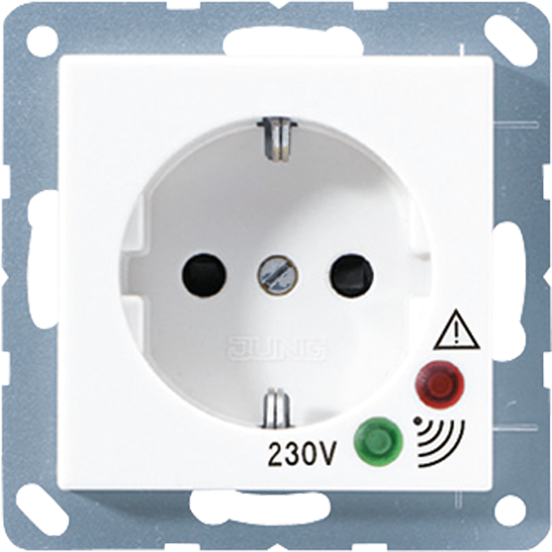 Изображение A521KIUFWW  SCHUKO®-розетка 16 A / 250 B ~ - завод JUNG