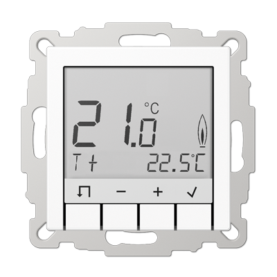 Изображение TRDA231WW  Комнатный контроллер с дисплеем «стандарт» - завод JUNG