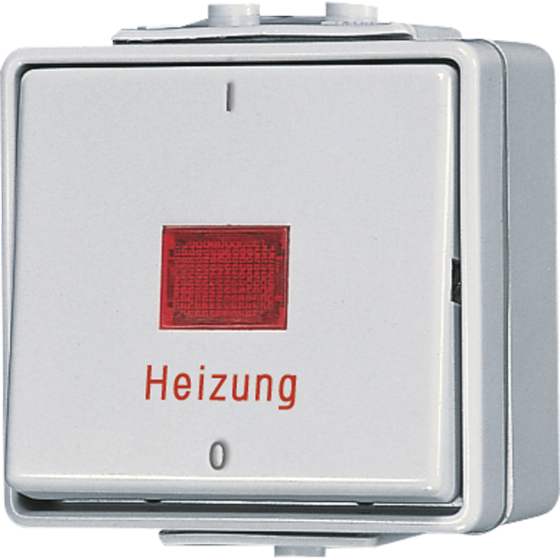Изображение 602HW  Выключатель одноклавишный, «Heizung» 10 AX / 250 В ~ - завод JUNG