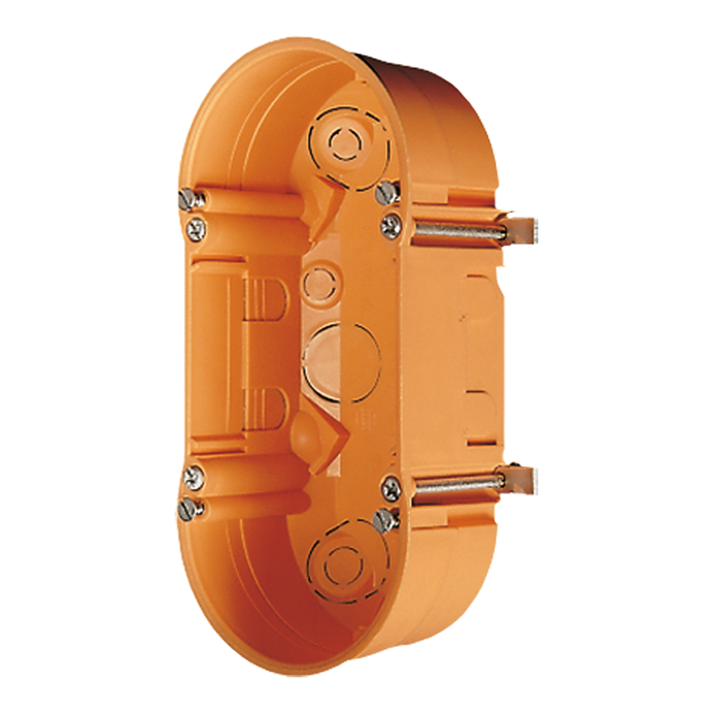 Изображение 9062-02  Монтажная коробка для полых стен, 2 группы - завод JUNG