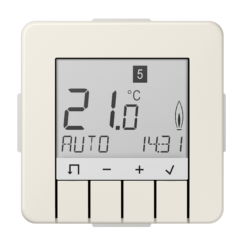 Изображение TRUDCD231  Комнатный контроллер с дисплеем «универсальный» - завод JUNG