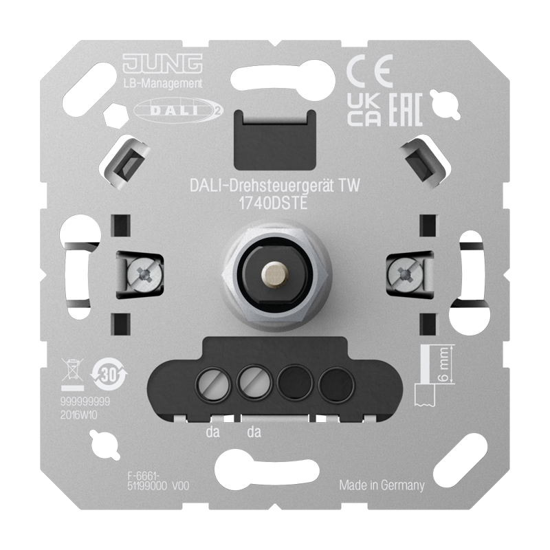 Изображение 1740DSTE  Роторный контроллер DALI TW - завод JUNG