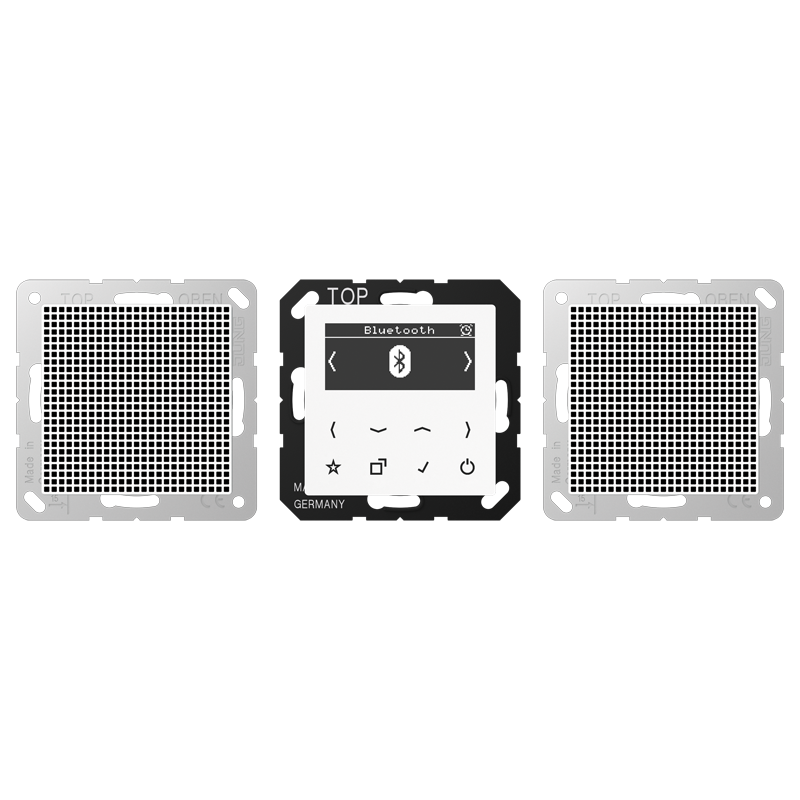 Изображение DABA2BTWW  Смарт радио DAB+ Bluetooth, стерео - завод JUNG
