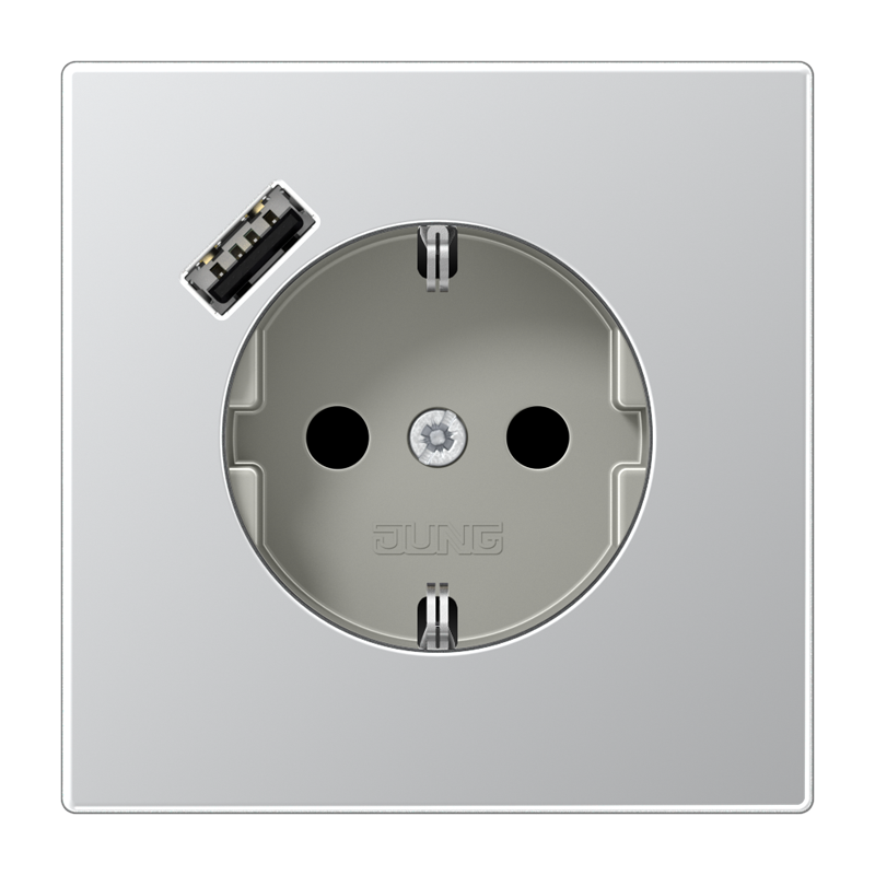 Изображение AL1520-18A  SCHUKO® socket with USB charger - завод JUNG