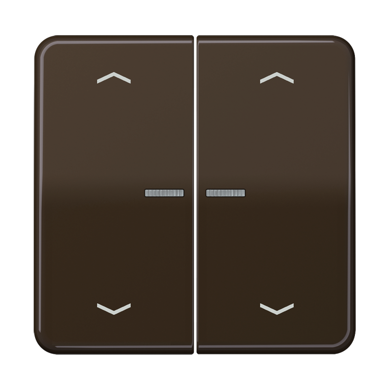 Изображение BTCD17102PBR  JUNG HOME кнопка, 2 группы с символами «стрелки» - завод JUNG