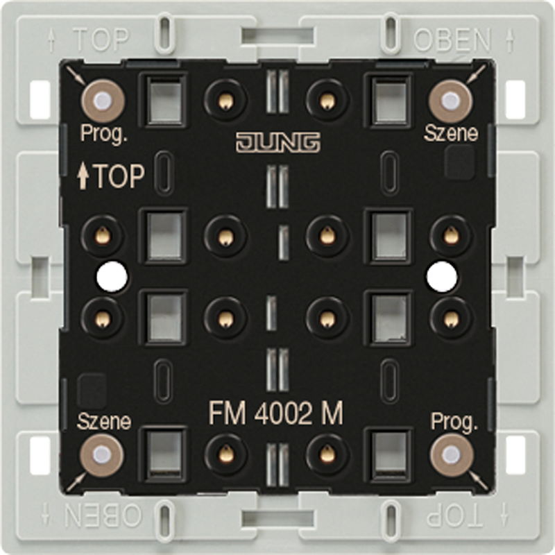 Изображение FM4002M  Настенный «плоский» пульт управления eNet, 2 группы - завод JUNG
