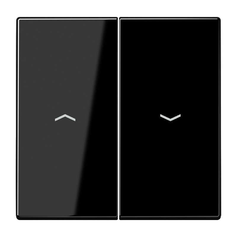 Изображение LS995PSW  Клавиша двойная с символами "стрелки" - LS (черный) - завод JUNG