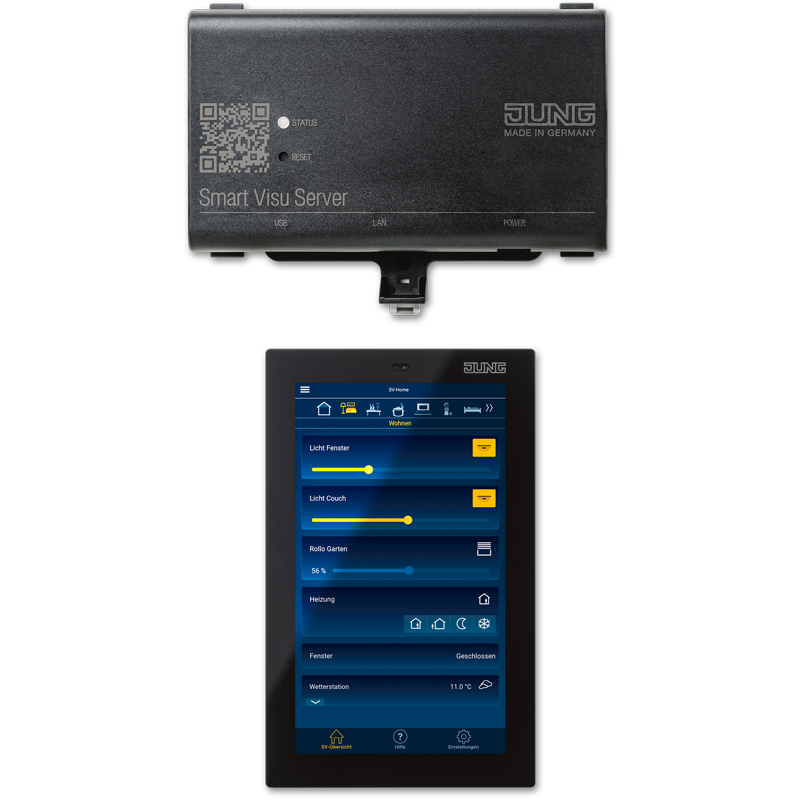 Изображение SV-S-SC5SW  SV сервер сет Smart Control 5 - завод JUNG