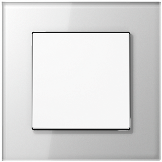 Изображение JUNG LS PLUS Рамка из белого стекла - Калькулятор