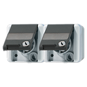 Изображение SCHUKO®-розетка, 2-ная с изолирующей перемычкой