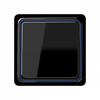 Изображение Черный Рамка синий металлик - Калькулятор